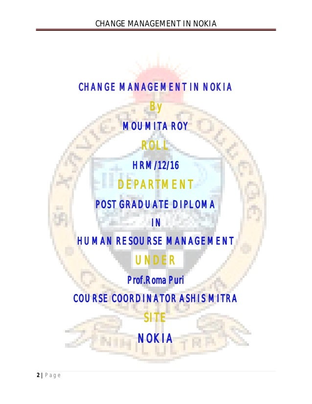 nokia culture change coca cola change management